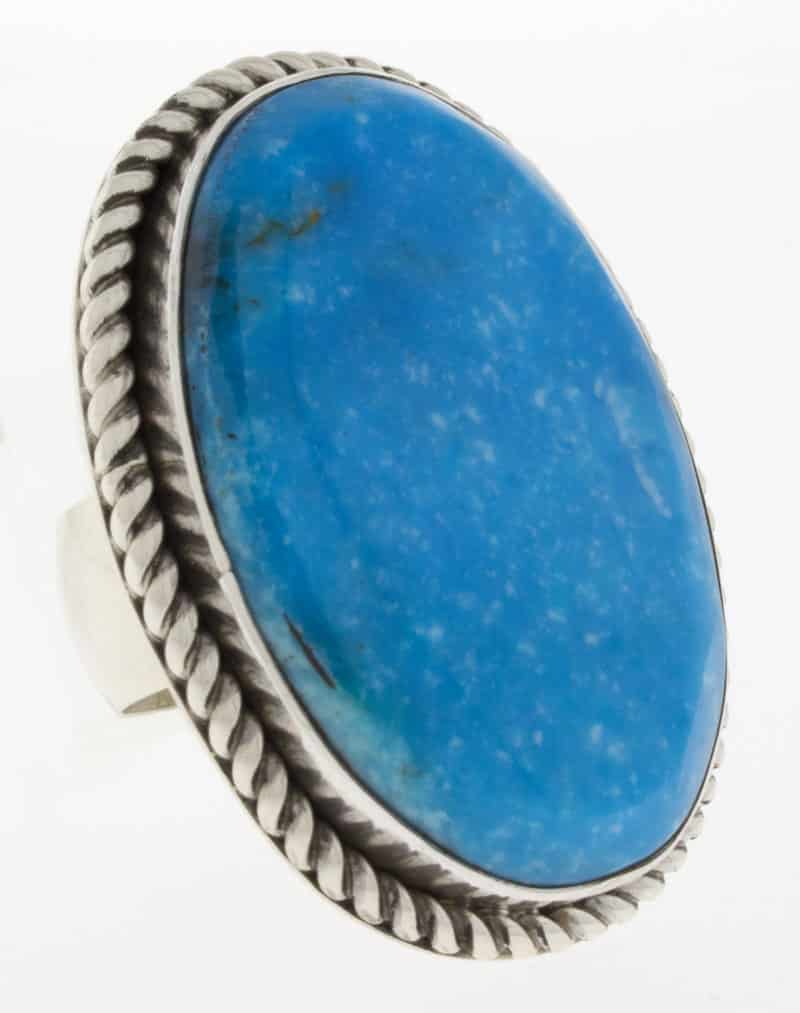 Natural Kingman Turquoise Ring