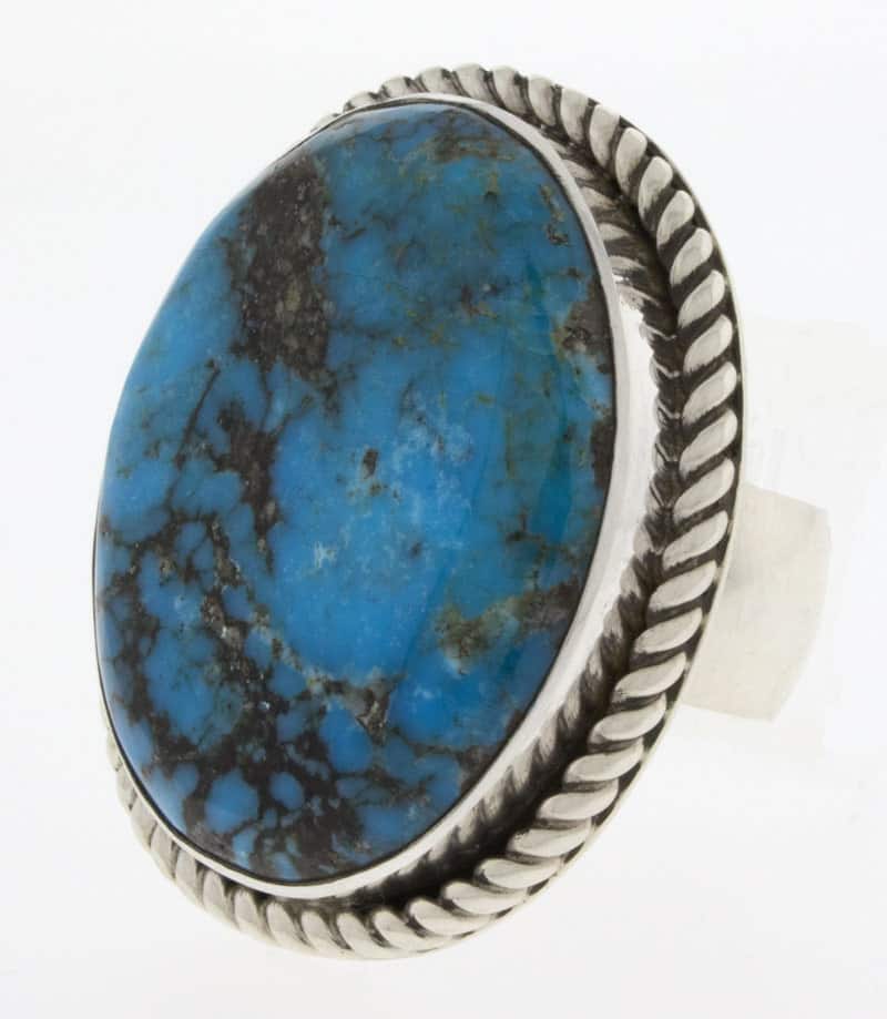 Natural Kingman Turquoise Ring