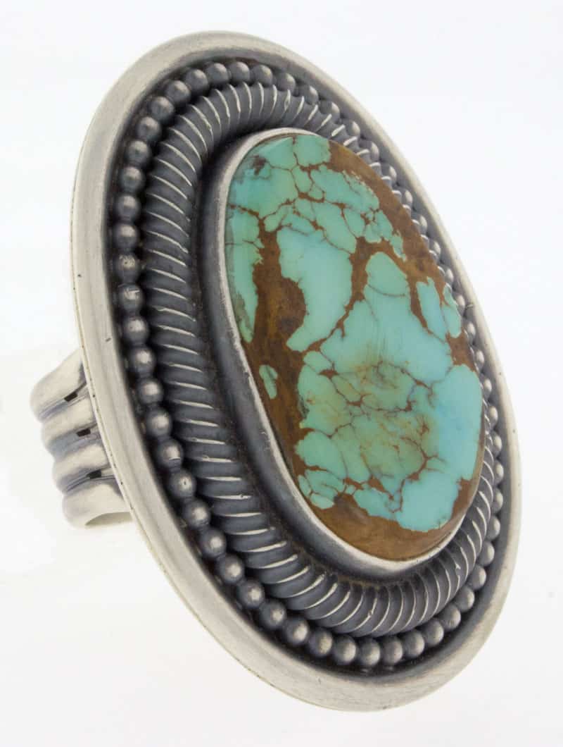 Bague en turquoise Royston naturelle de haute qualité