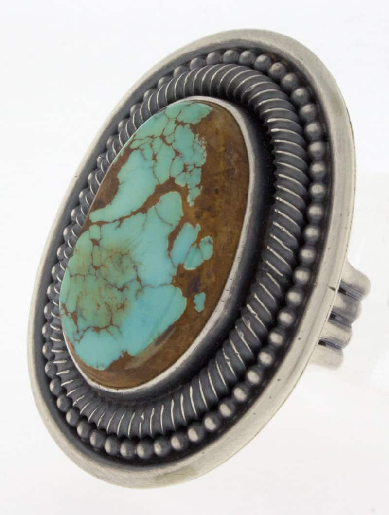 Bague en turquoise Royston naturelle de haute qualité