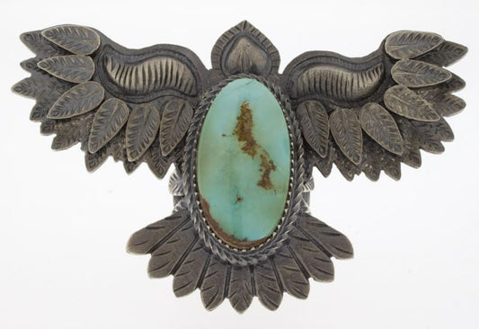 Bague Aigle en Turquoise de Pilot Mountain Naturelle