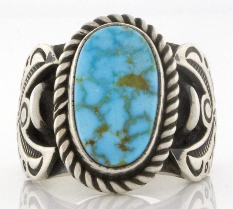 Natural Kingman Turquoise Ring