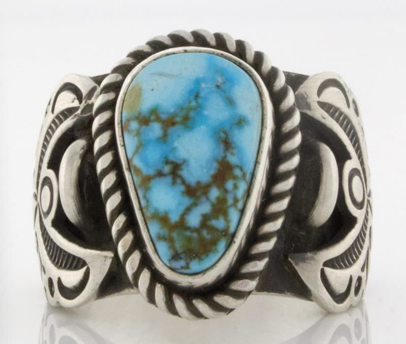 Natural Kingman Turquoise Ring