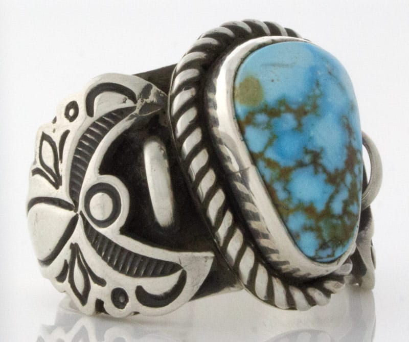 Natural Kingman Turquoise Ring