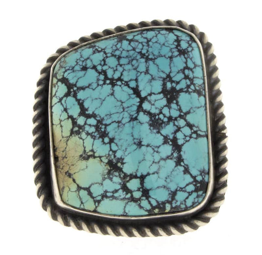 Bague en turquoise de montagne naturelle de Chine