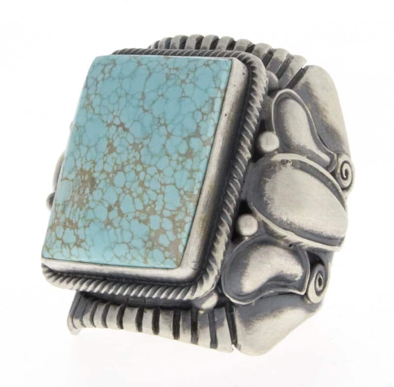 Bague en turquoise naturelle #8