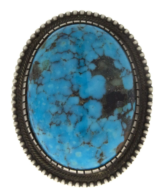 Natürlicher Kingman-Turquoise Statement-Ring