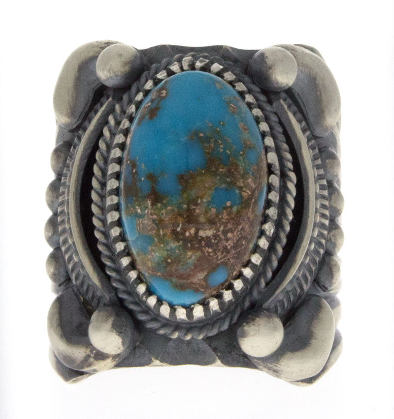 Natural Bisbee Turquoise Ring