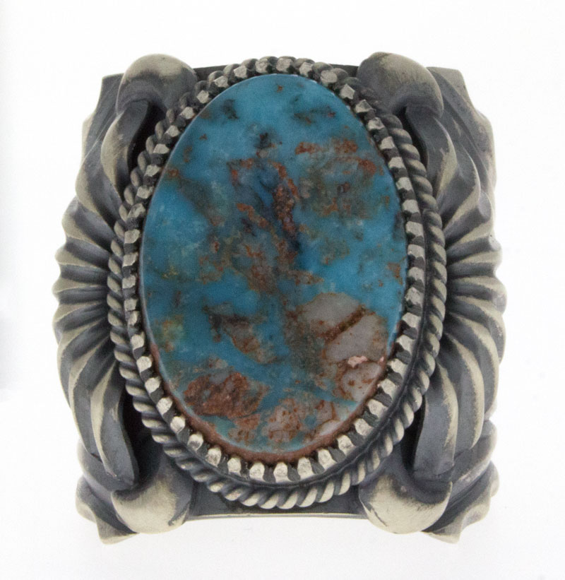 Bague en turquoise naturelle de Bisbee