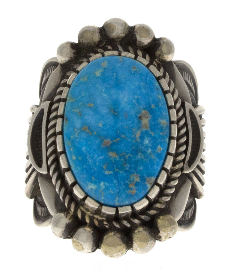 Natural Kingman Turquoise Ring