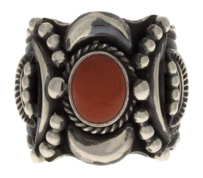 Natural Mediterranean Coral Ring