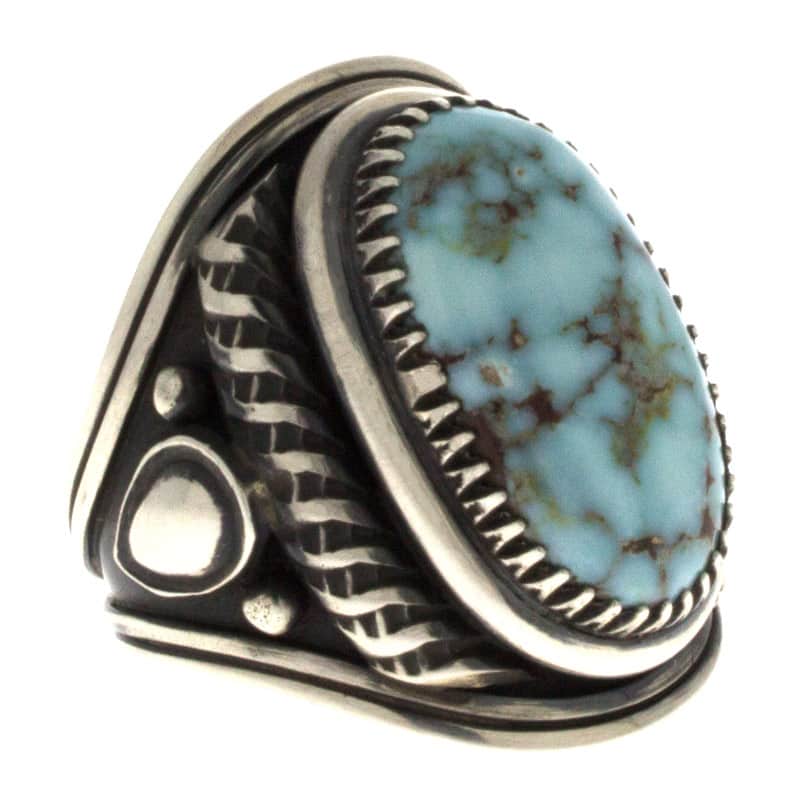 Bague en turquoise de Dry Creek naturel