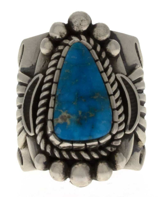 Natural Blue Royston Turquoise Ring