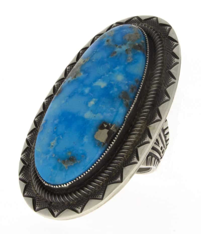 Bague en turquoise Rose des Sables