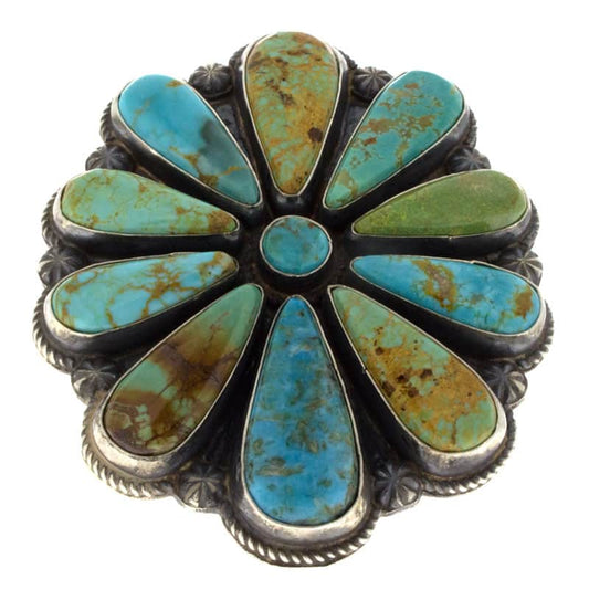 Kingman & Turquoise Mountain Turquoise Cluster Statement Ring