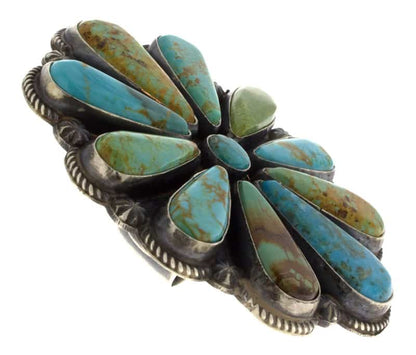 Kingman & Turquoise Mountain Türkis Cluster Statement Ring