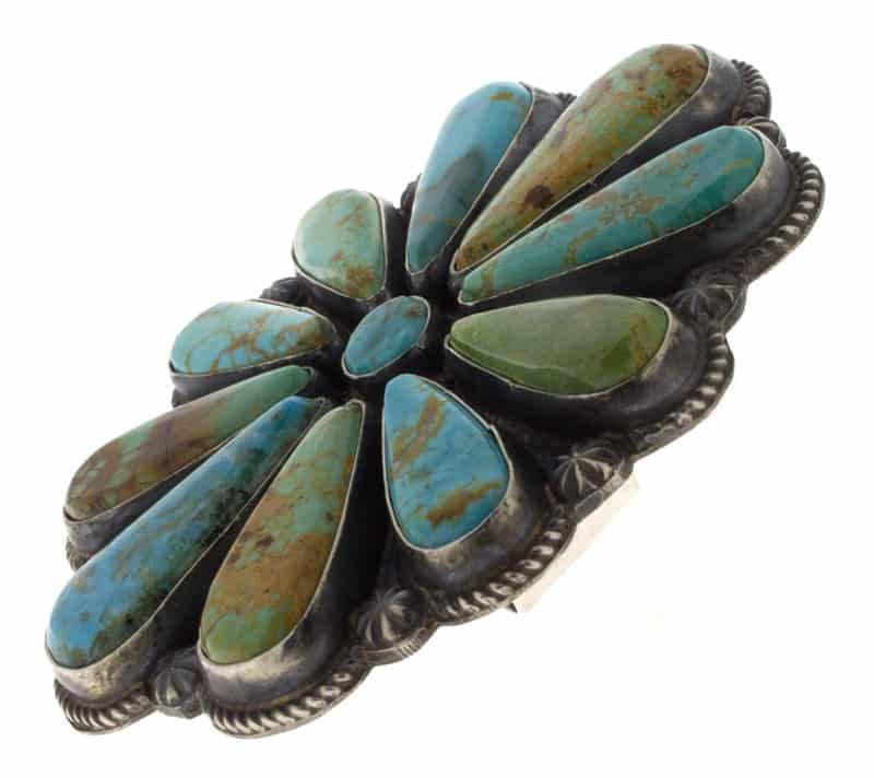 Kingman & Turquoise Mountain Türkis Cluster Statement Ring