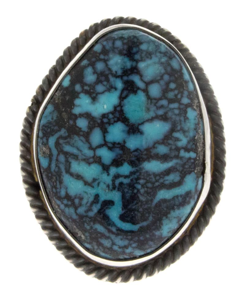 Bague en turquoise naturelle Tomahawk