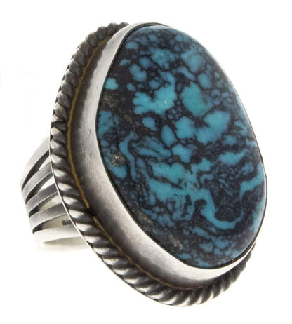 Bague en turquoise naturelle Tomahawk