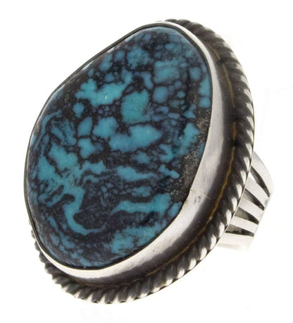 Bague en turquoise naturelle Tomahawk