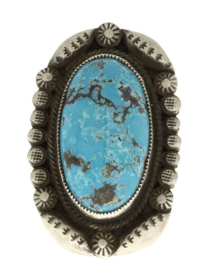 Bague en turquoise persane naturelle