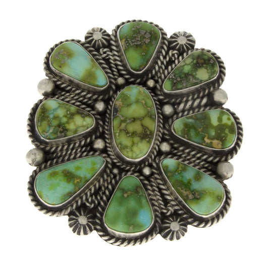 Sonoran Gold Turquoise Cluster Ring