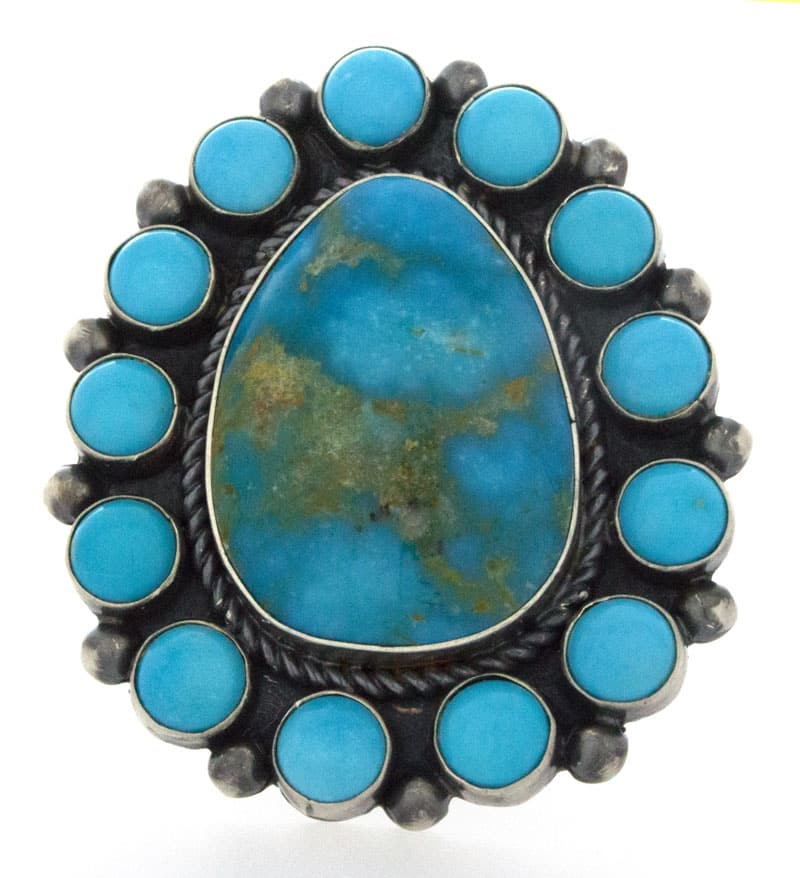 Kingman Turquoise Statement Ring