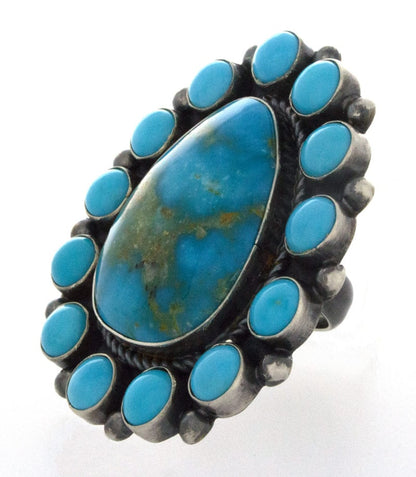 Kingman Turquoise Statement Ring