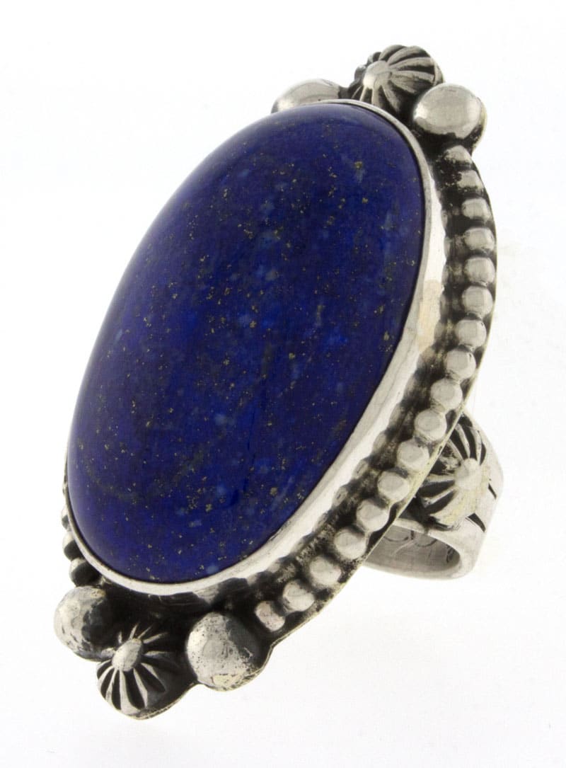 Natürlicher Lapislazuli Statement-Ring