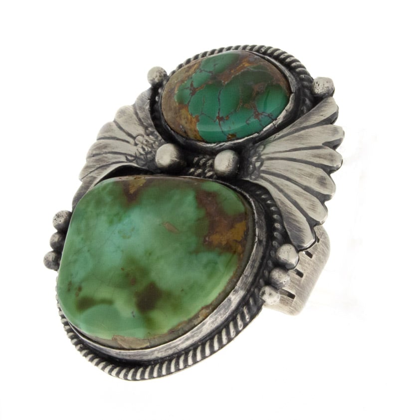 High Grade Natural Royston Turquoise Ring