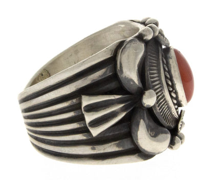 Natural Mediterranean Coral Ring