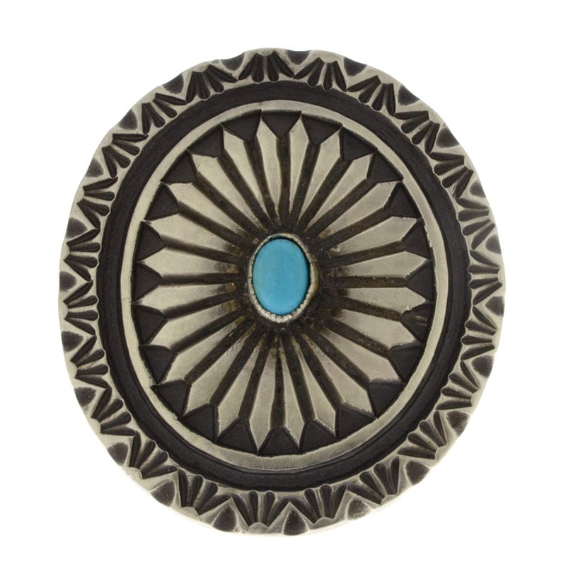 Bague en style concho en turquoise Sleeping Beauty