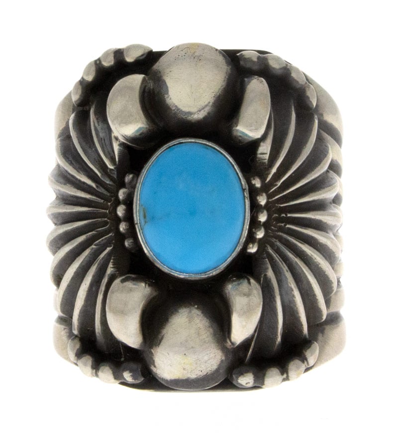 Natural Sleeping Beauty Turquoise Ring