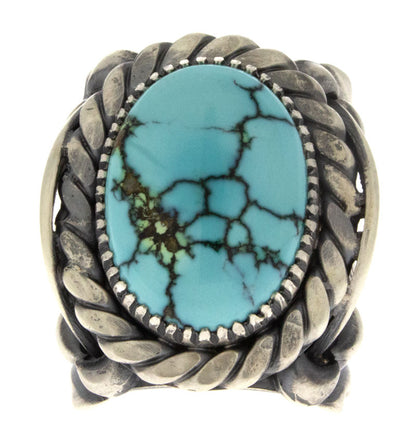 Natural China Mountain Turquoise Ring