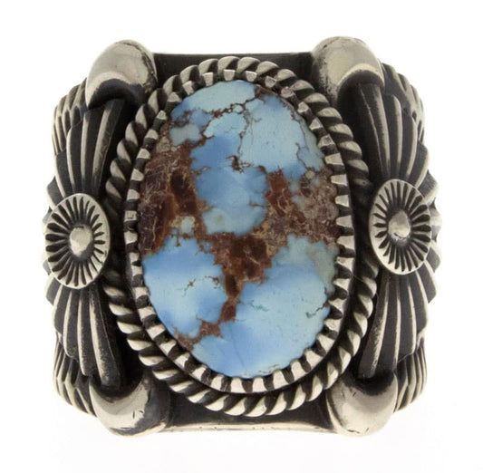 Natural Golden Hill Turquoise Ring