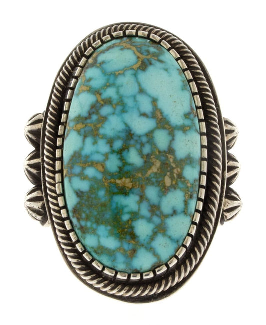 Bague en turquoise naturelle de la montagne turquoise