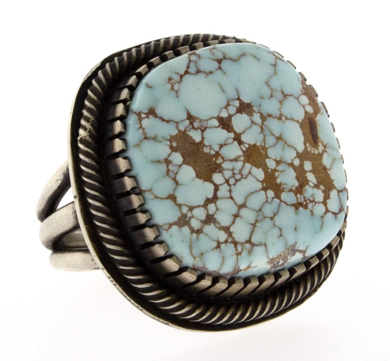 Bague en turquoise de Dry Creek naturel