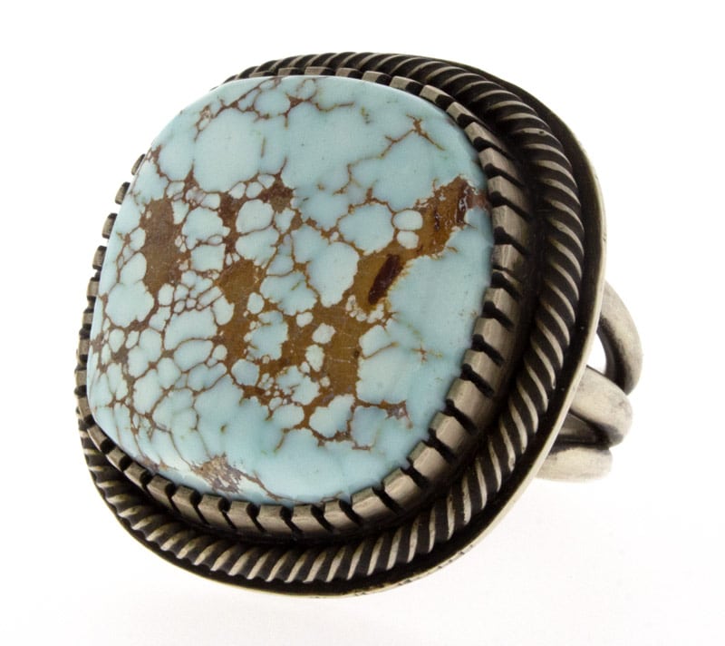 Bague en turquoise de Dry Creek naturel