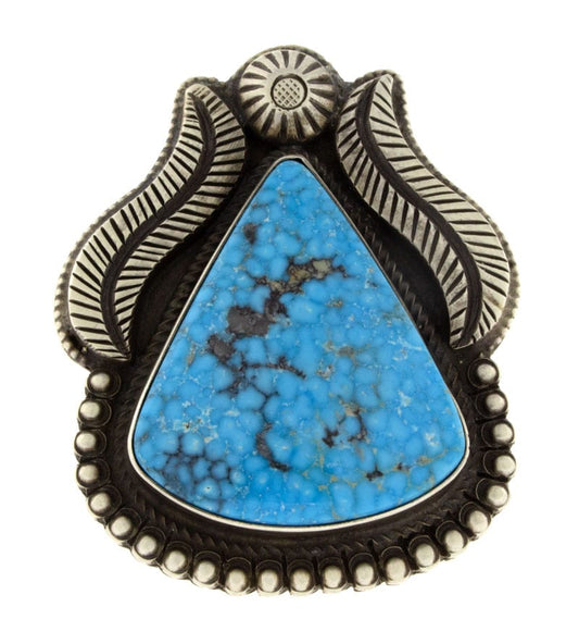 Natural Kingman Turquoise Statement Ring