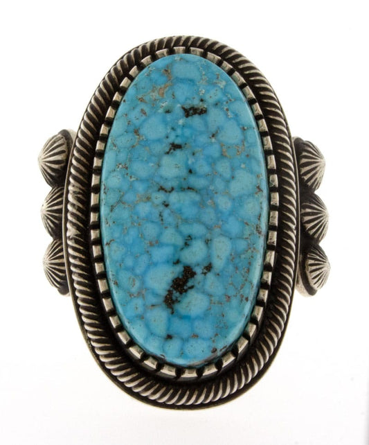 Bague en turquoise Kingman naturelle