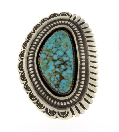 Bague Shadowbox en turquoise Kingman naturel