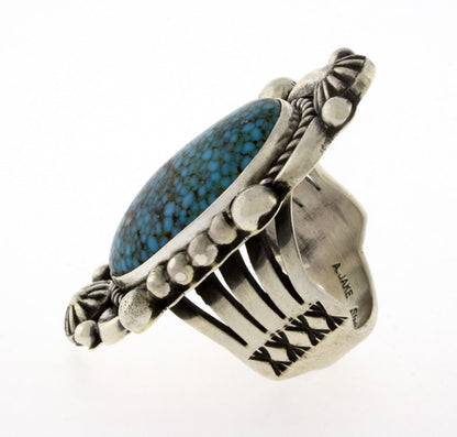 Natural Birdseye Kingman Turquoise Ring