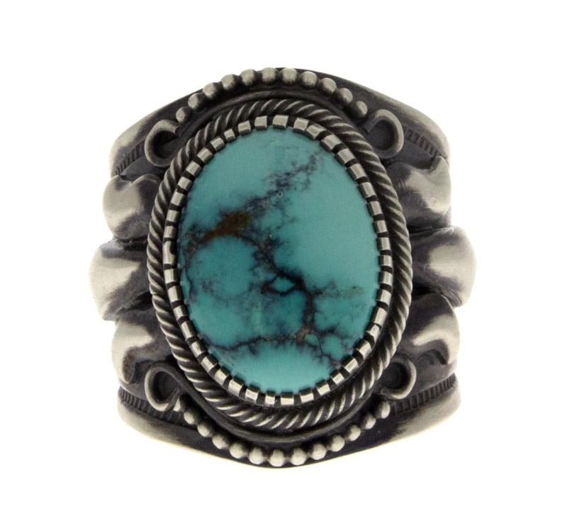 Natural Kingman Turquoise Ring