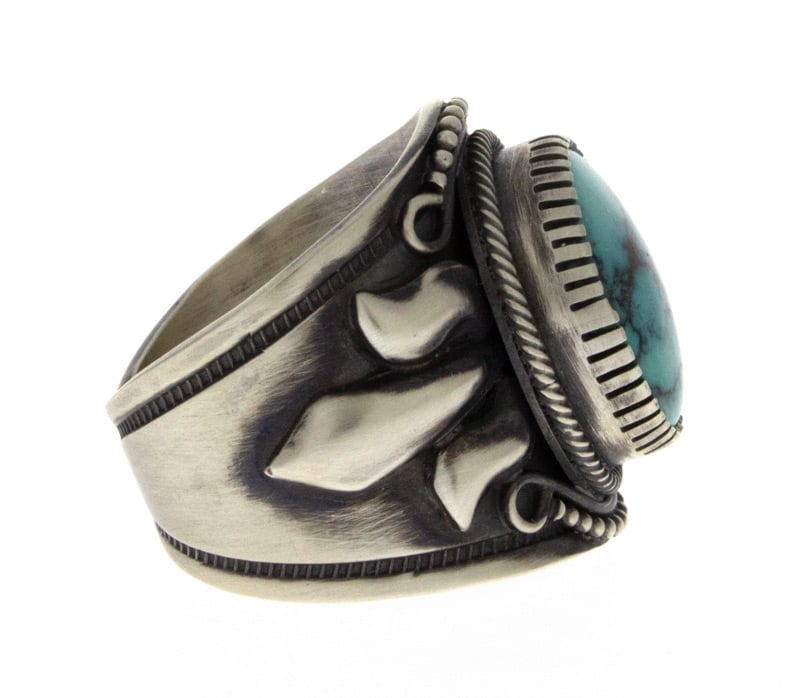 Natural Kingman Turquoise Ring