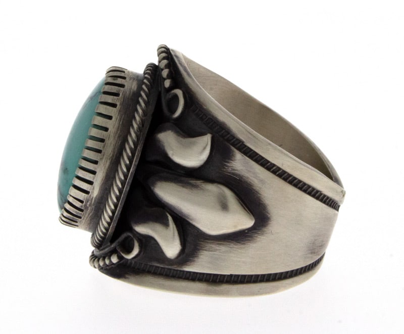 Natural Kingman Turquoise Ring