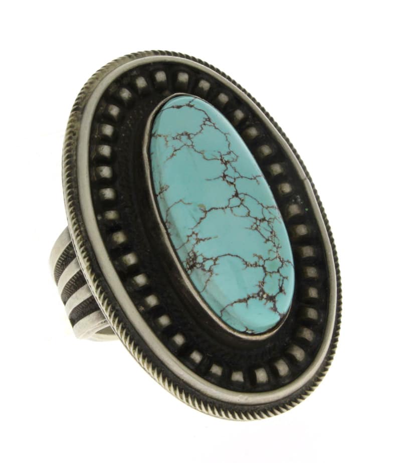 Natural #8 Turquoise Ring