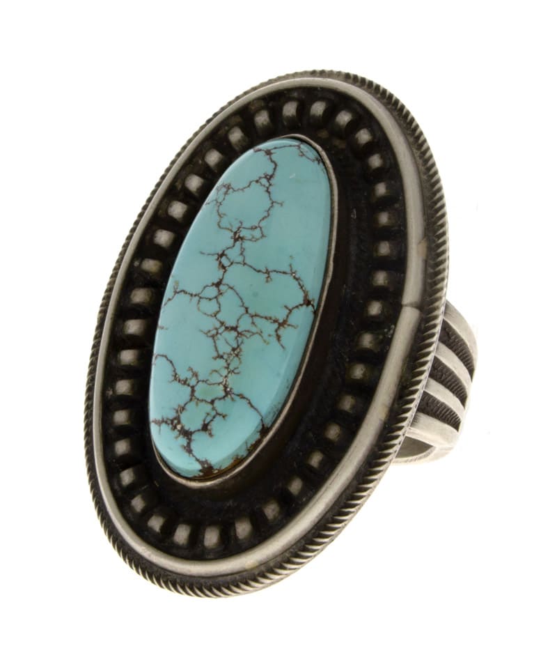 Natural #8 Turquoise Ring