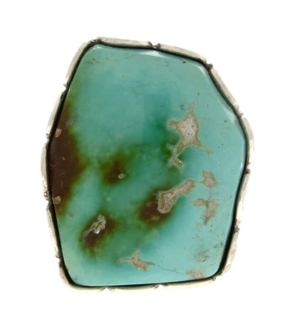 High Grade Natural Pilot Mountain Turquoise Ring