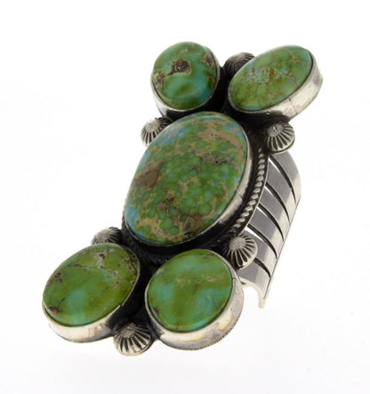 Natural Sonoran Gold Turquoise Statement Ring