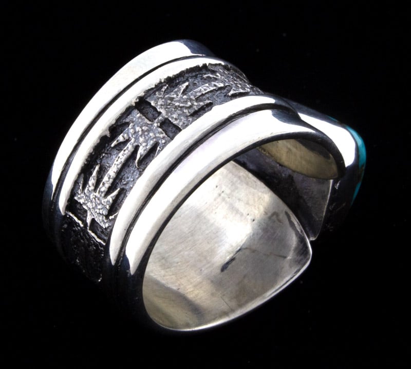 Natural Cripple Creek Turquoise Ring